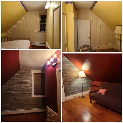 Interior wall and trim painting project in New Hampshire