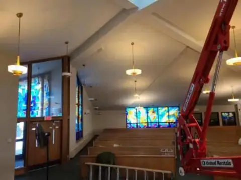 Interior wall and trim painting project in New Hampshire